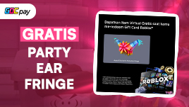 Dapatkan Party Ear Fringe Roblox Gratis AGUSTUS ini !