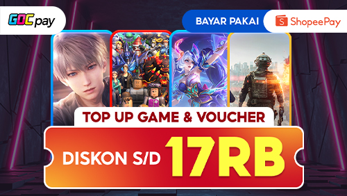 Makin Leluasa Top Up Game dengan Promo ShopeePay di GOCpay