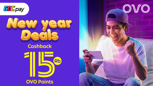 Masih Suasana Tahun Baruan, Top Up Game Pakai OVO Cashback Sampai 15RB