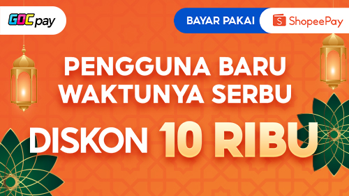 Pengguna Baru Shopee dan ShopeePay Pasti Diskon 100% Top Up Game di GOCpay