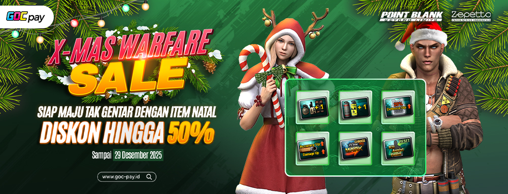 Point Blank Hadirkan X-Mas Warfare Sale di Ingame Shop