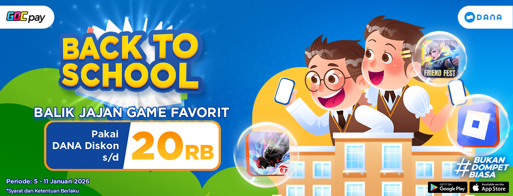Masuk Sekolah Lagi Saatnya Aktif Main Game Pakai Promo DANA