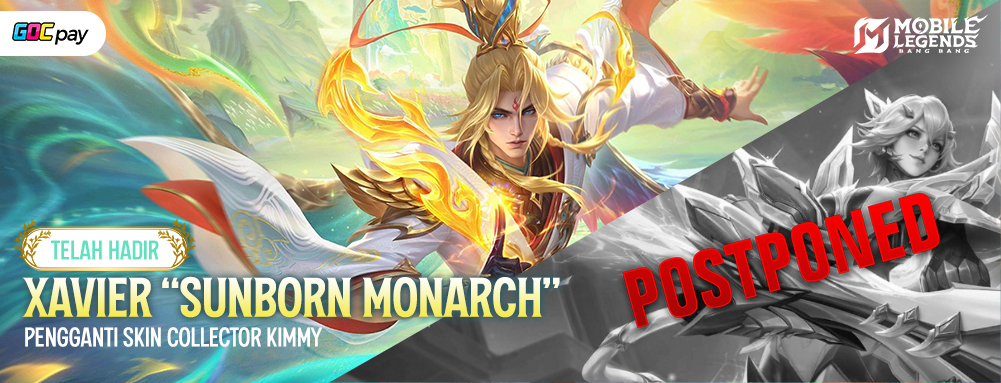 Skin Kimmy Collector Ditunda, Xavier “Sunborn Monarch” Siap Mewarnai Land of Dawn