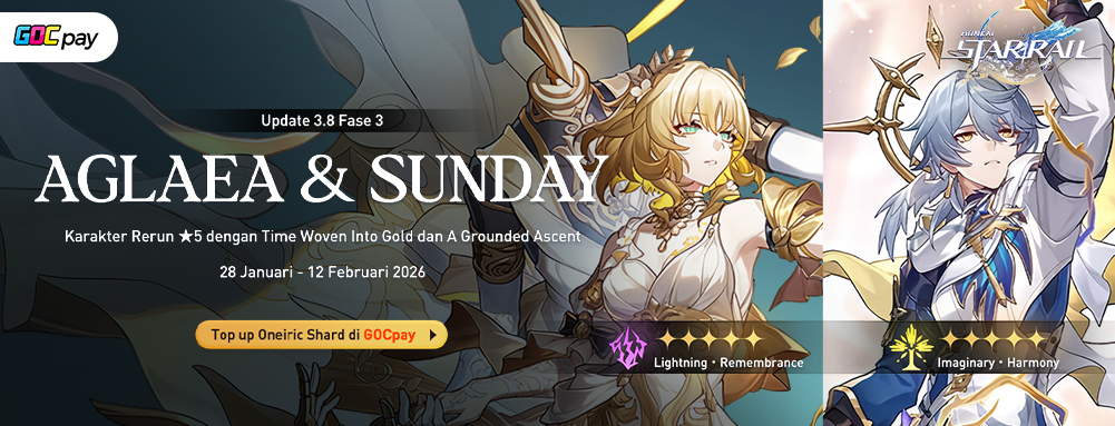 Best Build Aglaea dan Sunday dengan Tempo Cepat yang Bikin Musuh Keteteran