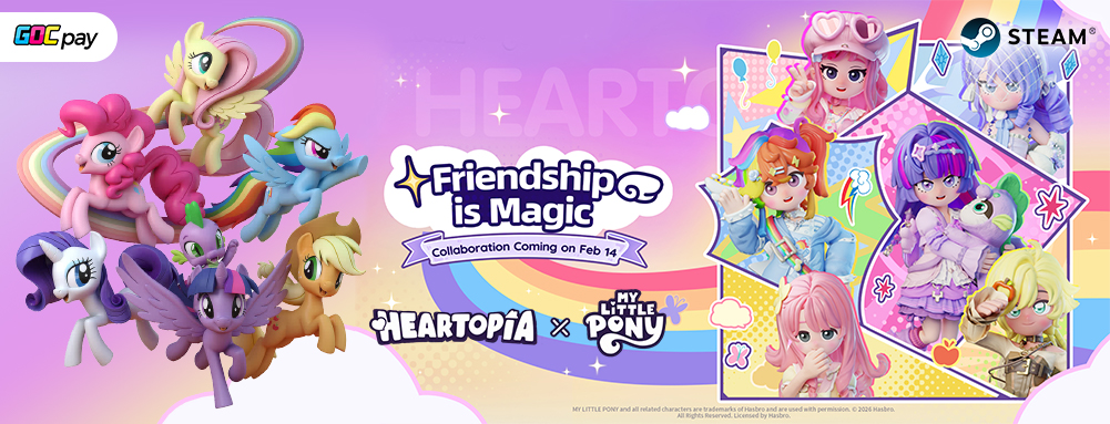 Dunia Heartopia Makin Berwarna Dengan Kolaborasinya Bersama My Little Pony